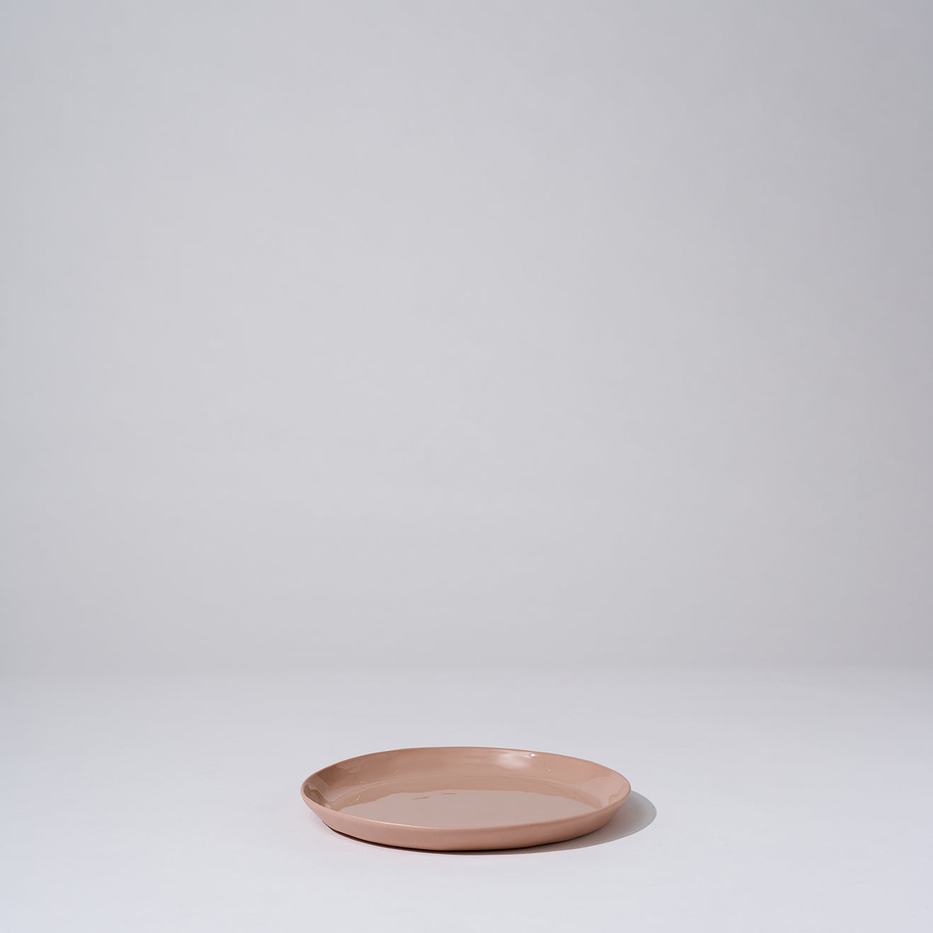 Cloud Round Plate Icy Pink (M)