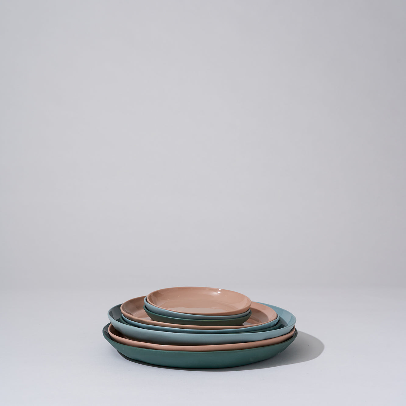 Cloud Round Plate Icy Pink (M)