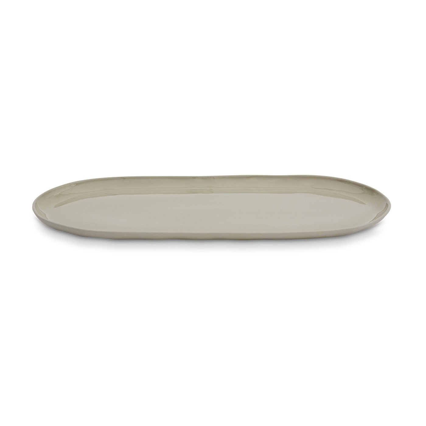 Cloud Oval Plate Dove Grey (L)