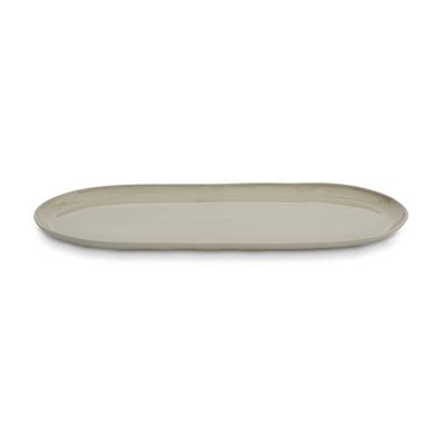 Cloud Oval Plate Dove Grey (L)