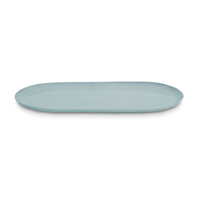 Cloud Oval Plate Light Blue (L)