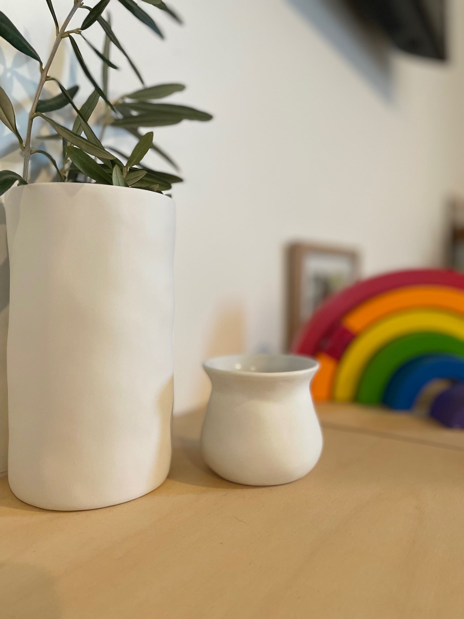 Tubby Vase Snow (XS)