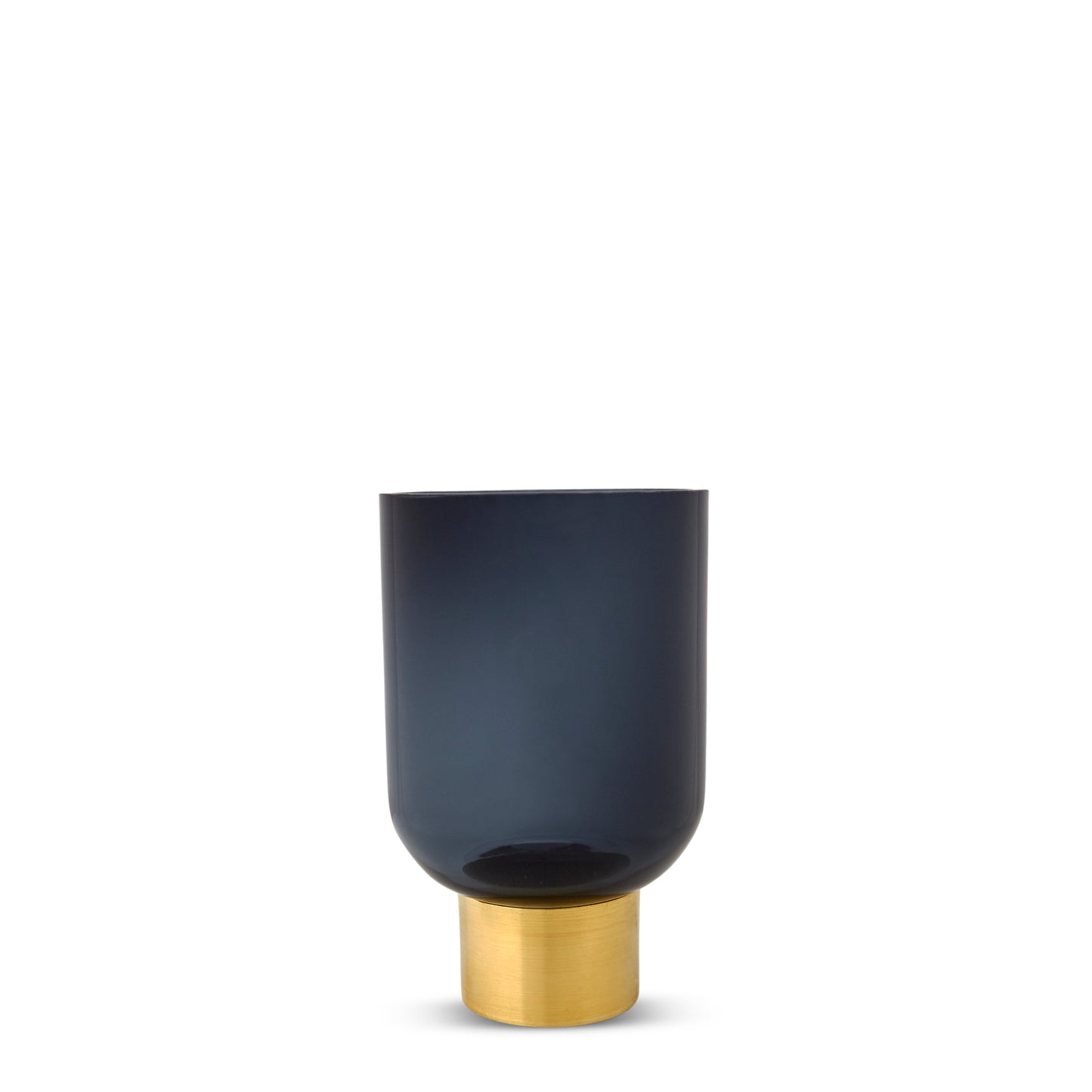 Luxor Glass Vase, Indigo Blue S