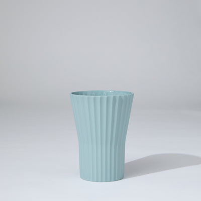 Athena Ripple Vase Light Blue (L)