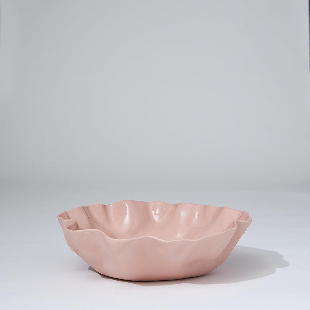 Ruffle Bowl Icy Pink (L)
