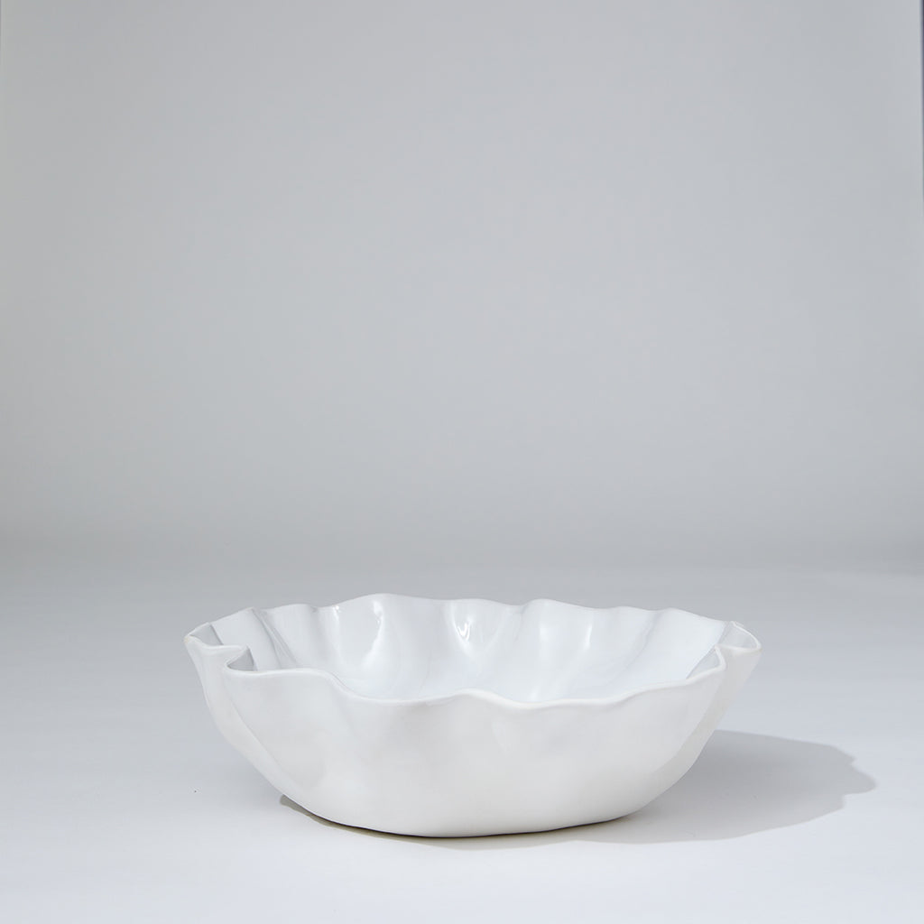 Ruffle Bowl Snow White (L)