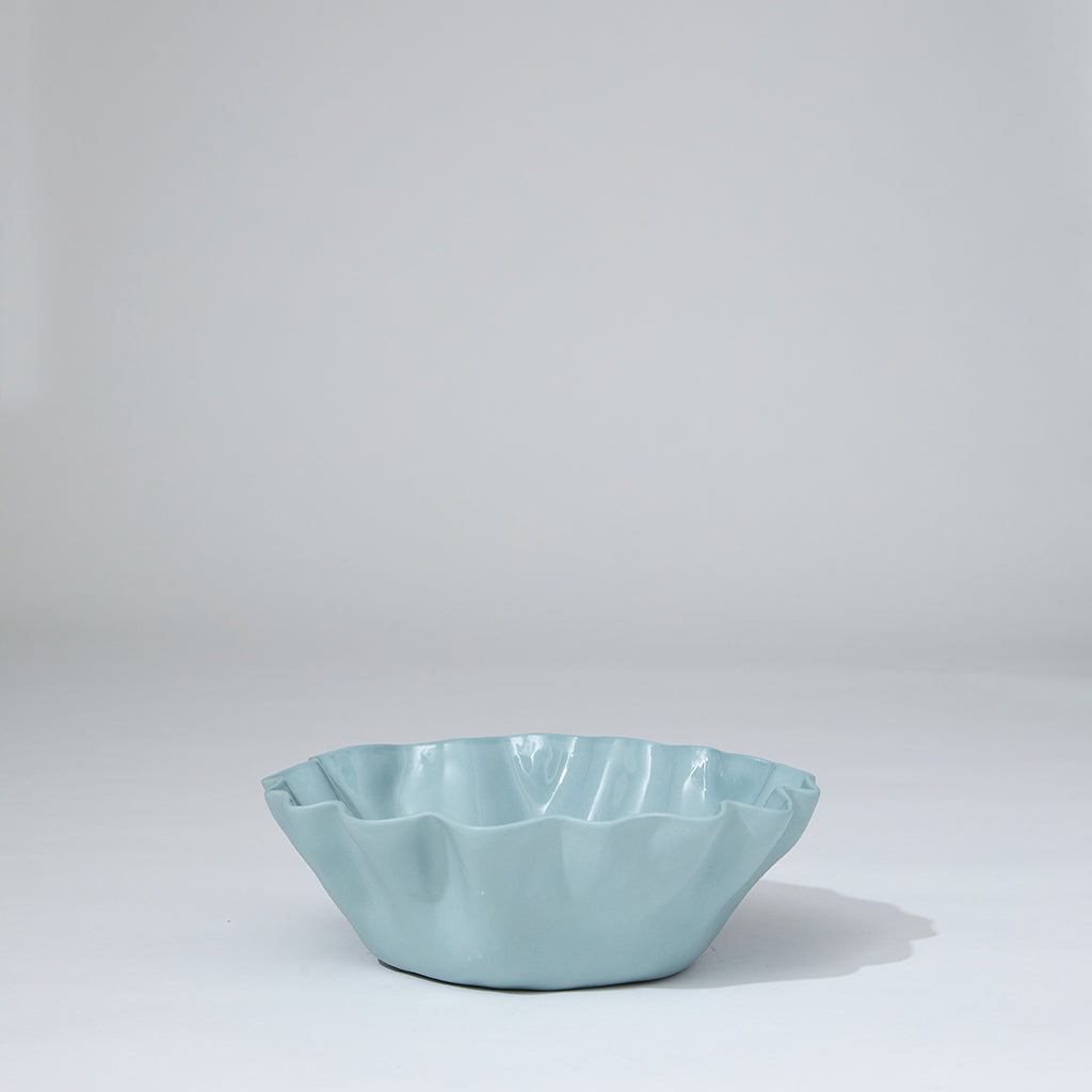 Ruffle Bowl Light Blue (M)
