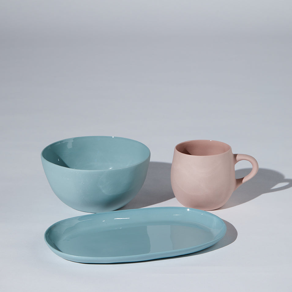 Breakfast Set - Pink/Blue