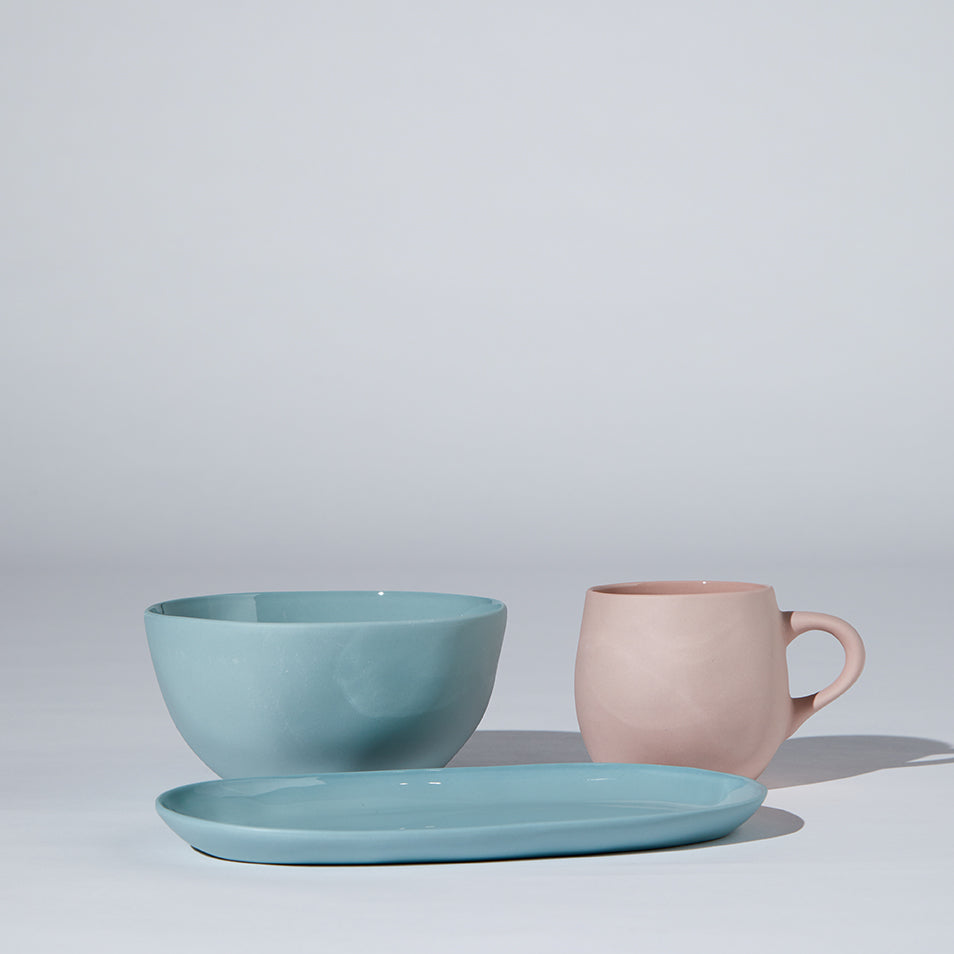 Breakfast Set - Pink/Blue