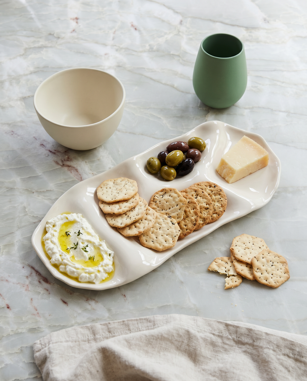 Sharing Plate Chalk Long Extra Large