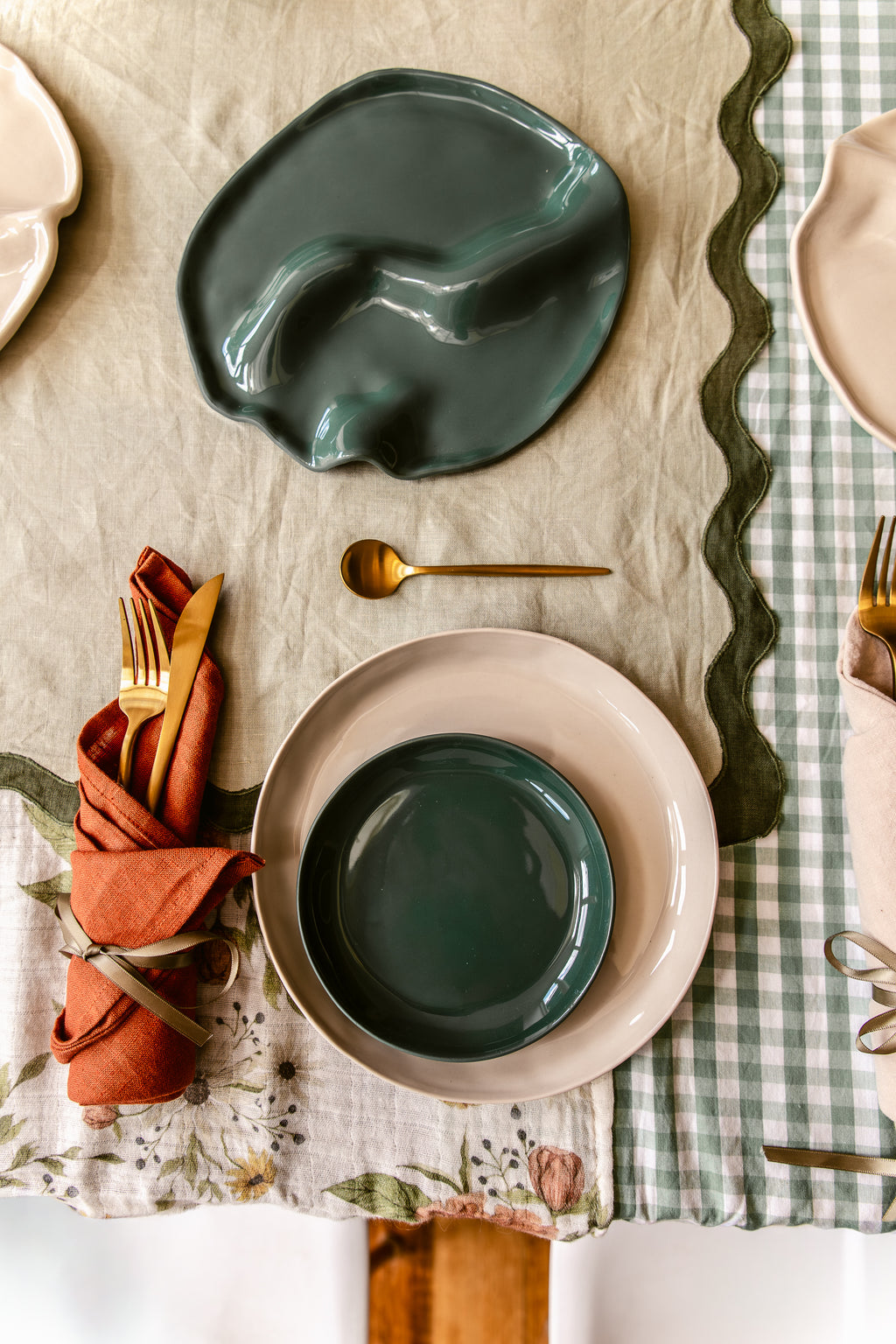 Sharing Plate Moss Small