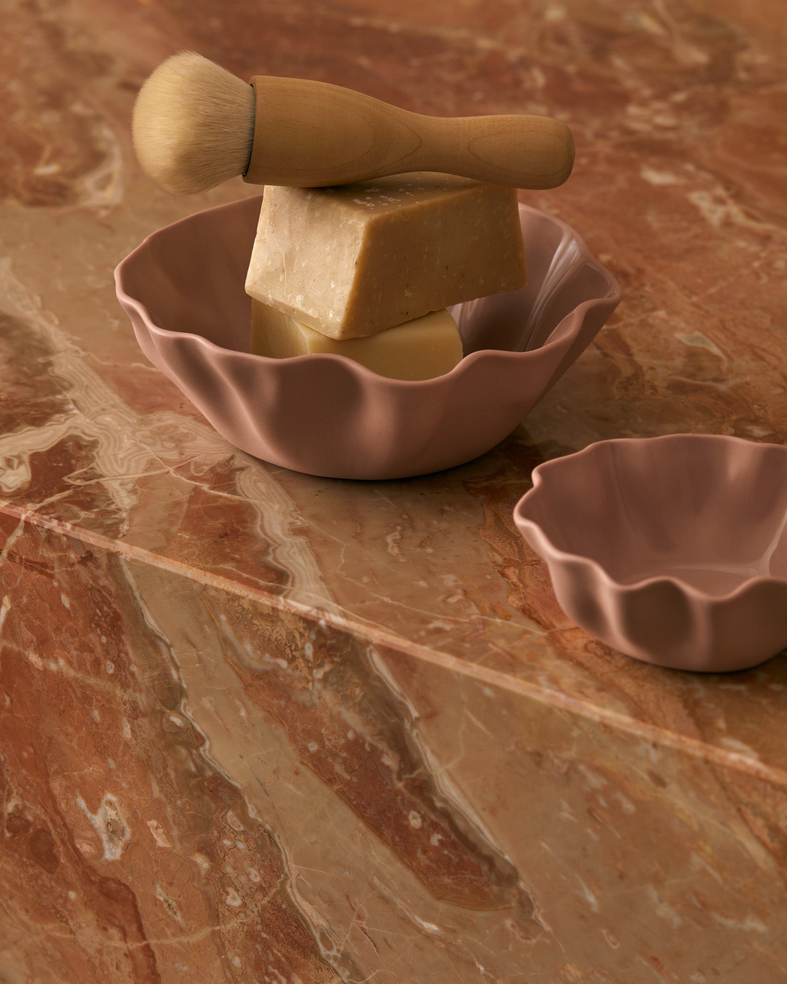Ruffle Bowl Icy Pink (S)