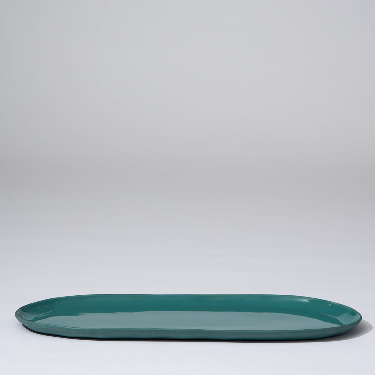 Cloud Oval Plate Moss (L)