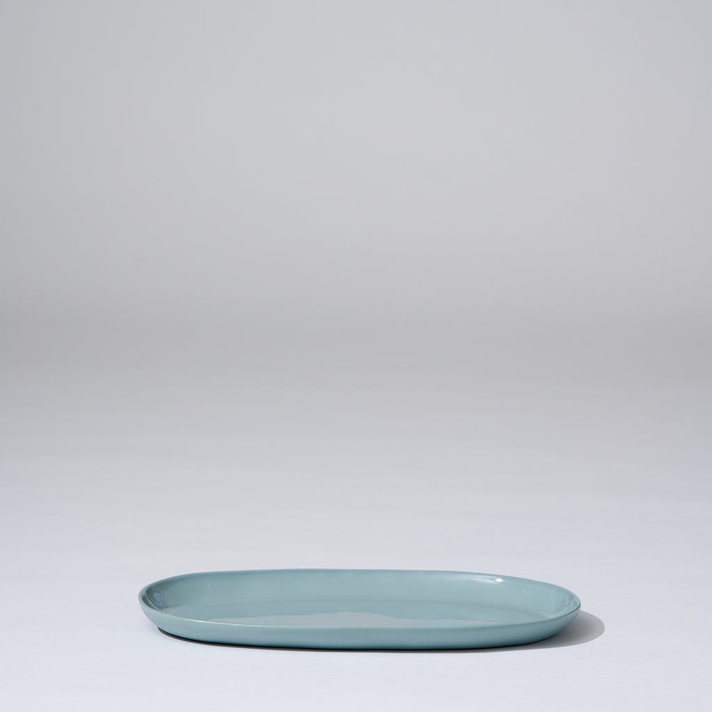 Cloud Oval Plate Light Blue (M)
