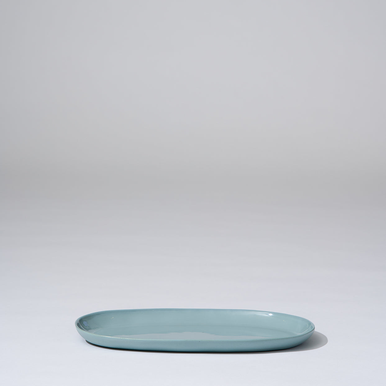 Cloud Oval Plate Light Blue (M)