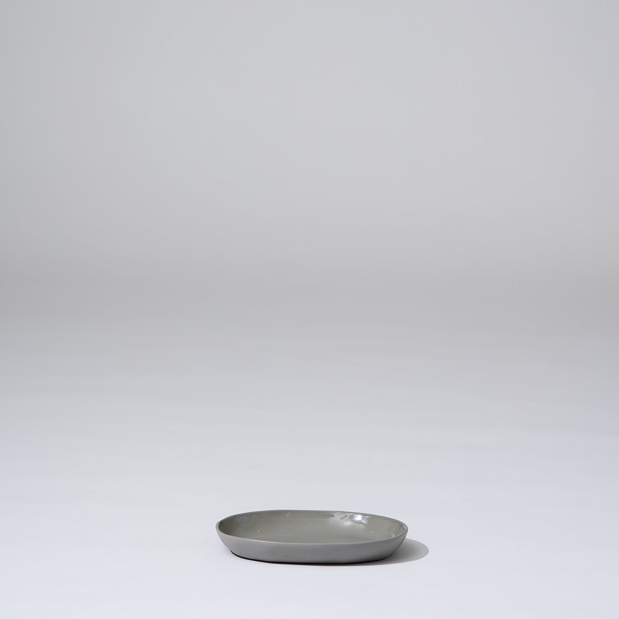 Cloud Oval Plate Dove Grey (S)