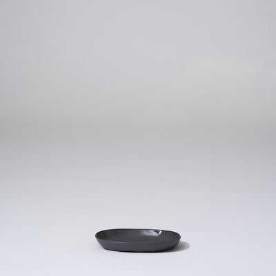 Cloud Oval Plate Charcoal (S)