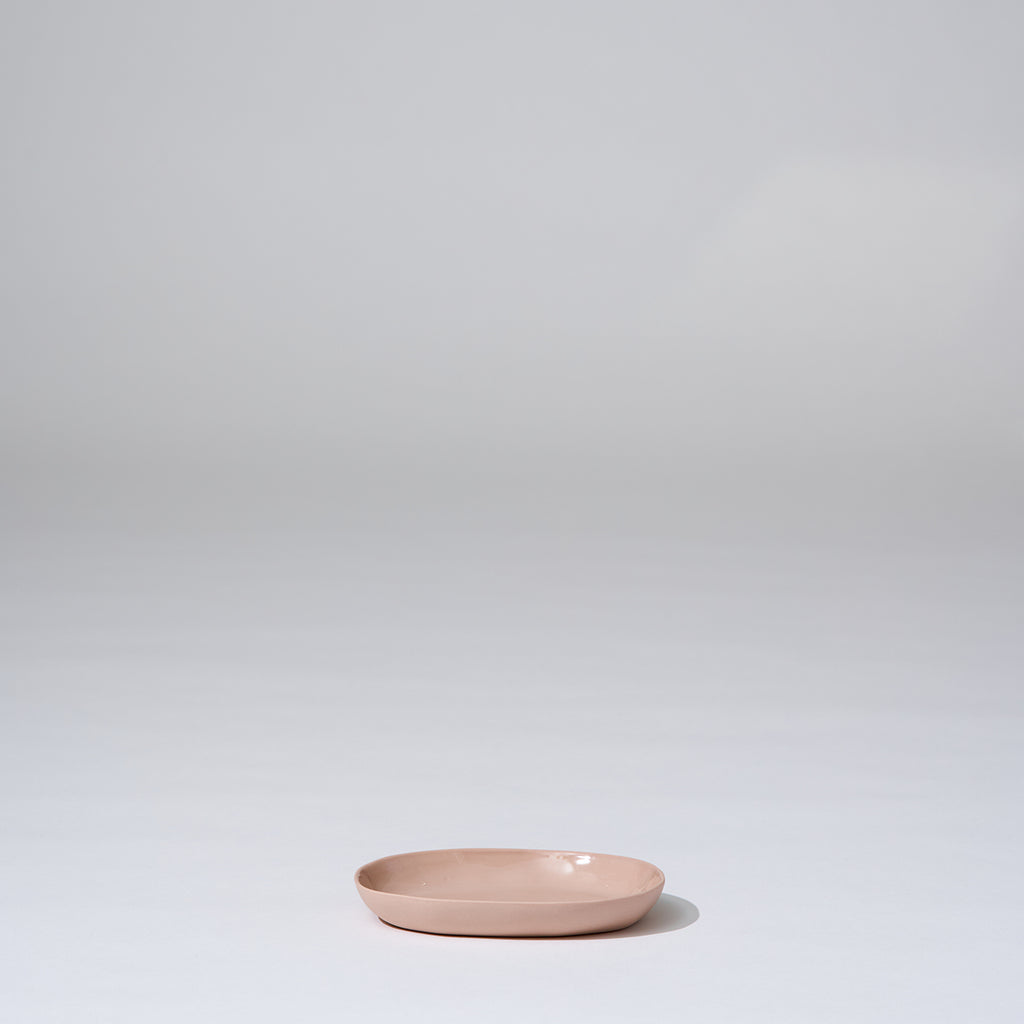 Cloud Oval Plate Icy Pink (S)