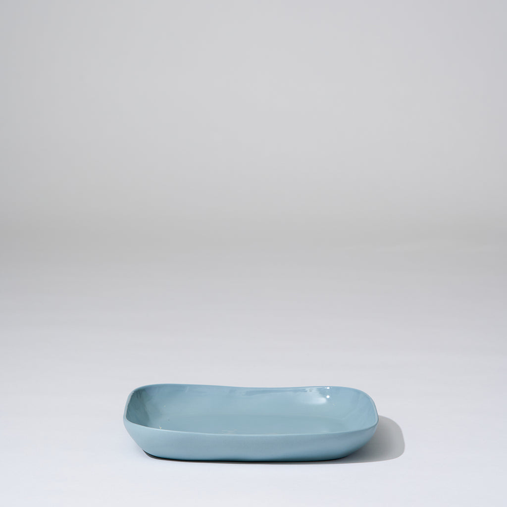 Cloud Square Platter Light Blue (M)