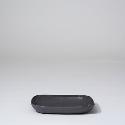 Cloud Square Platter Charcoal (M)