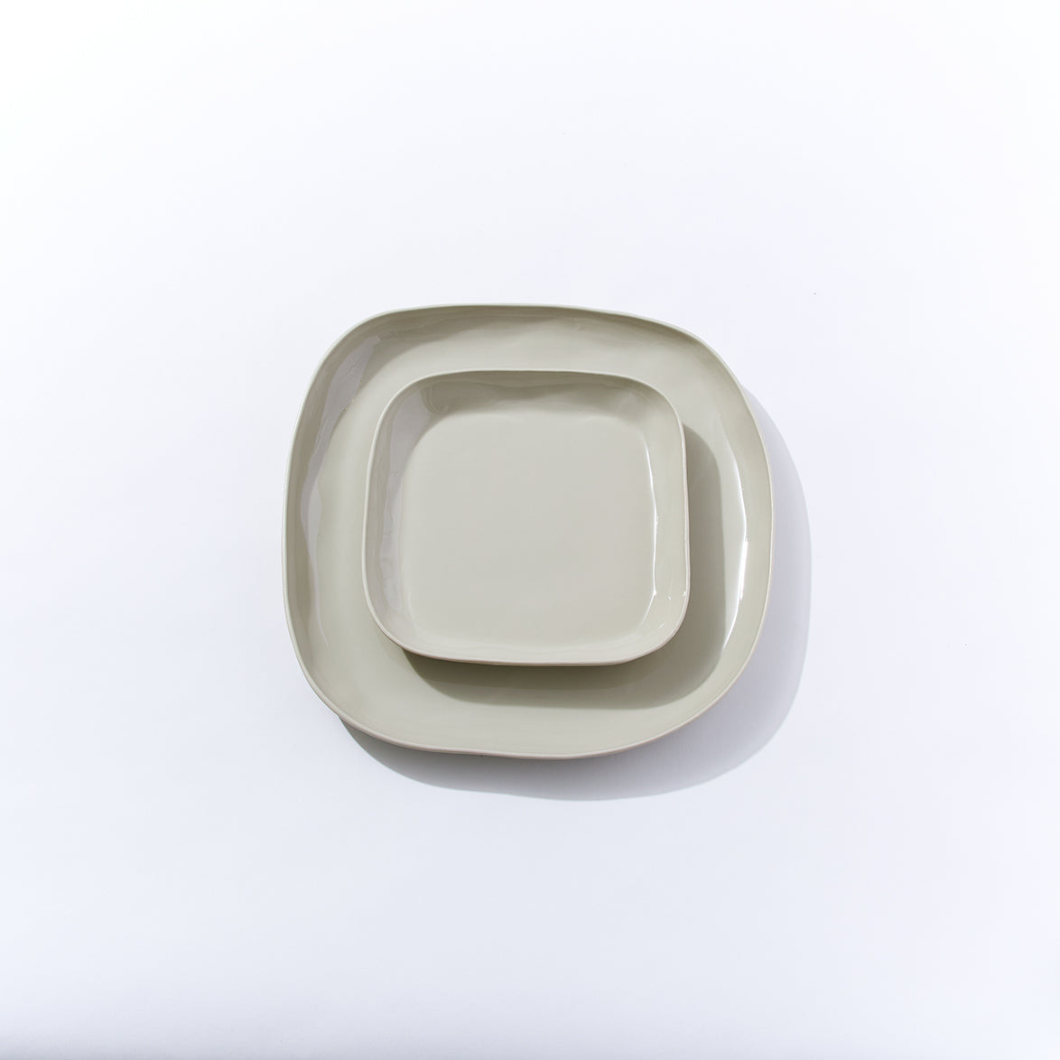 Cloud Square Platter Chalk (M)