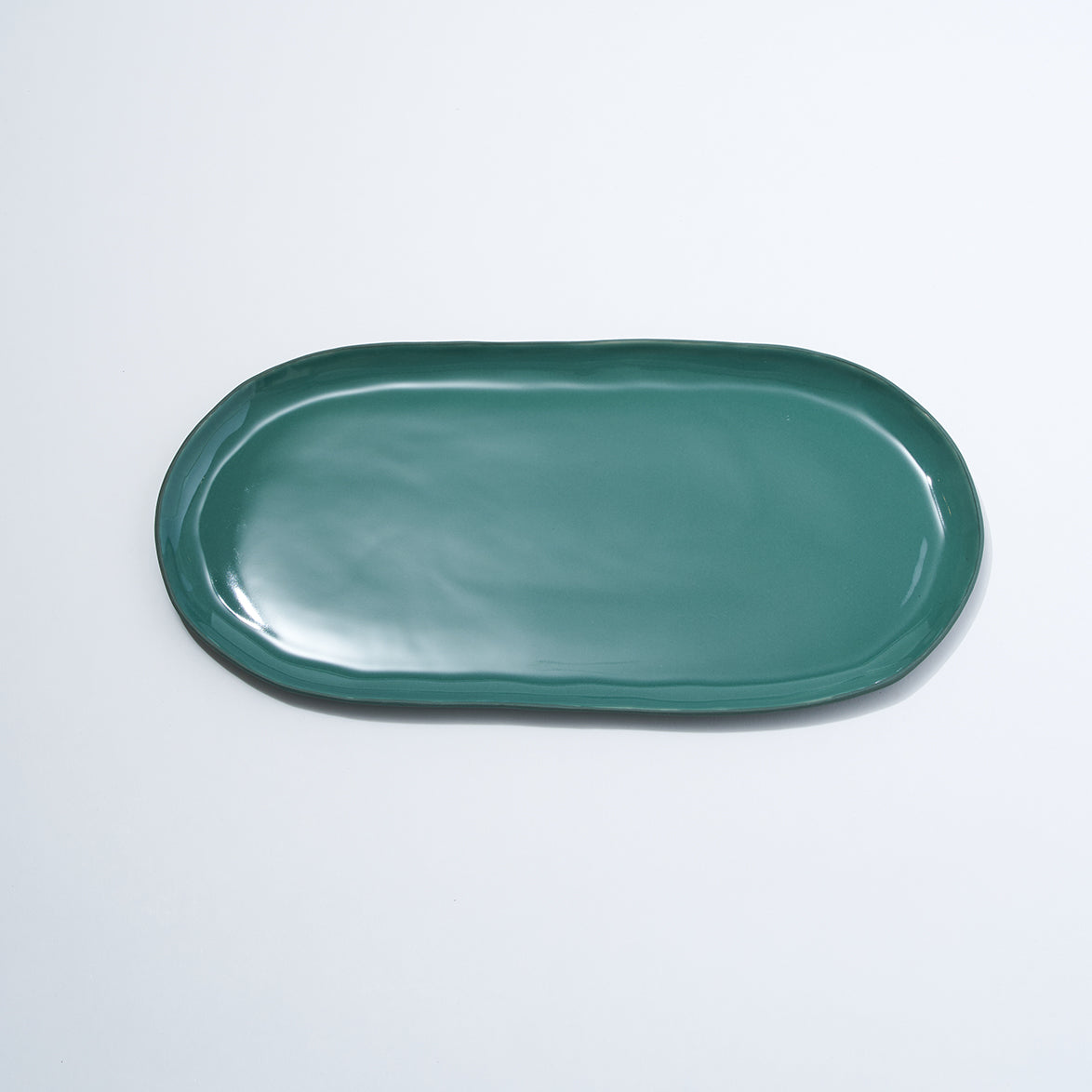 Cloud Oval Plate Moss (L)