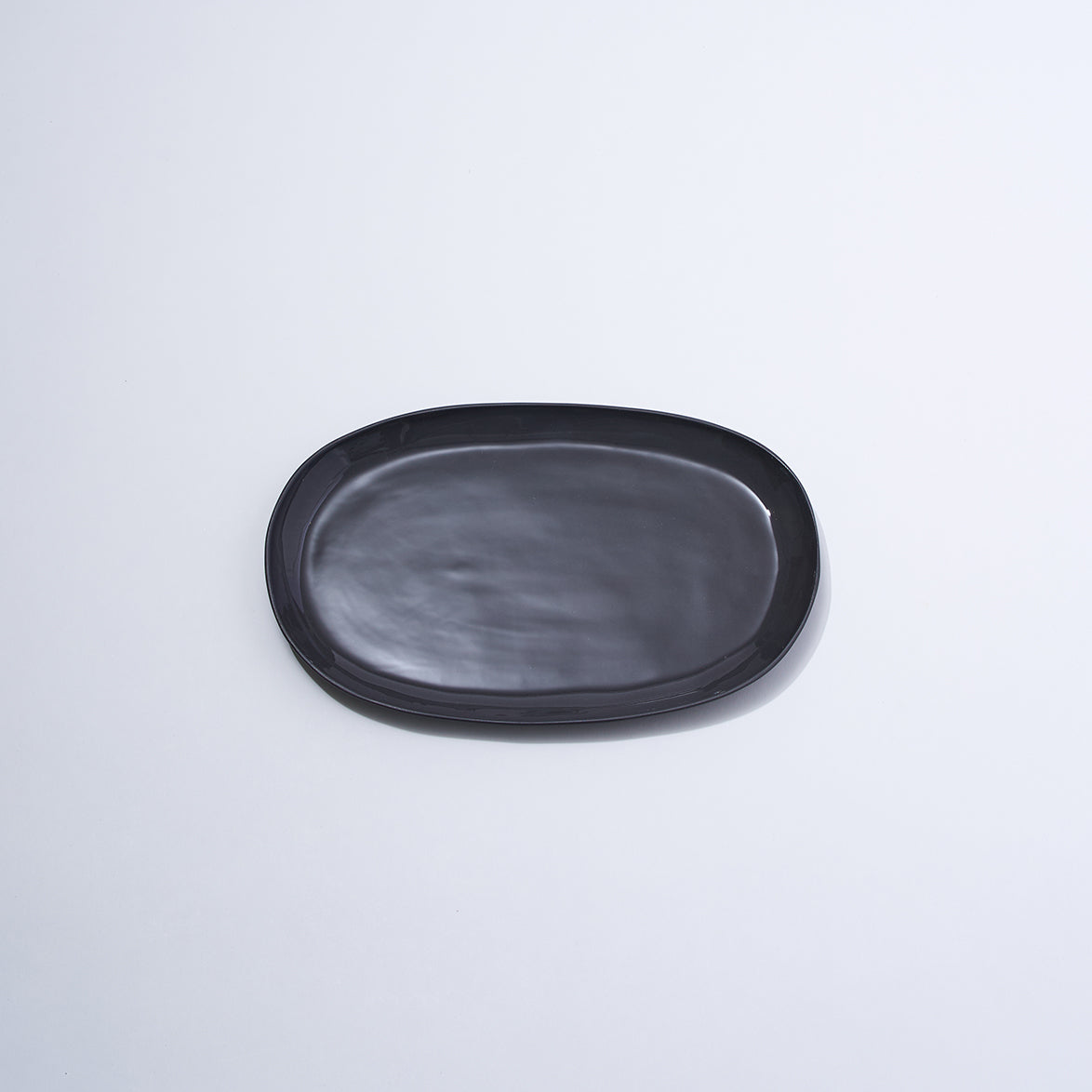 Cloud Oval Plate Charcoal (M)