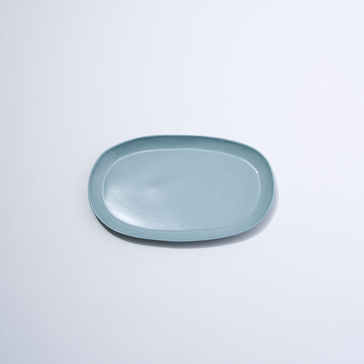 Cloud Oval Plate Light Blue (M)