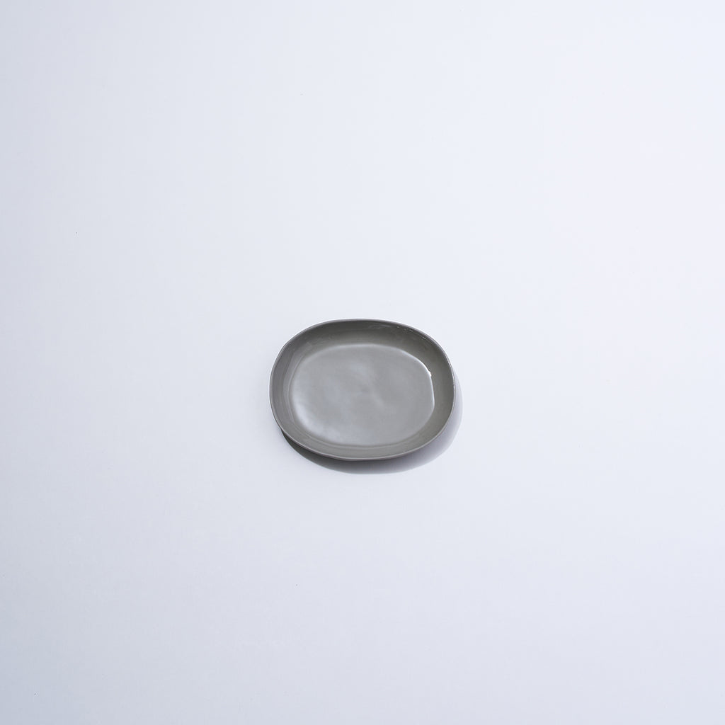Cloud Oval Plate Dove Grey (S)