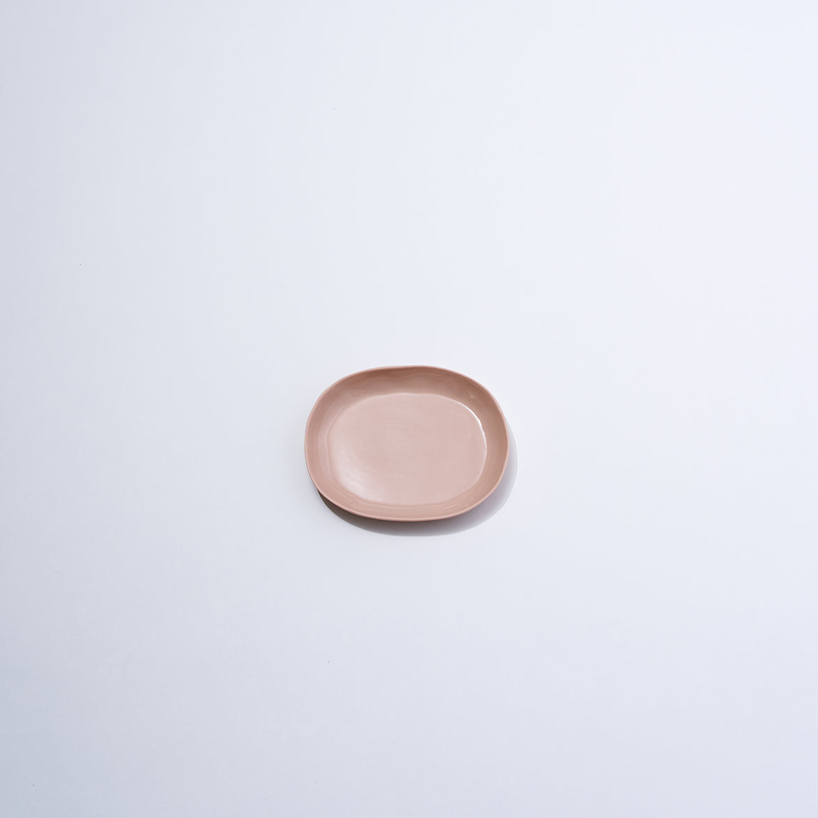 Cloud Oval Plate Icy Pink (S)