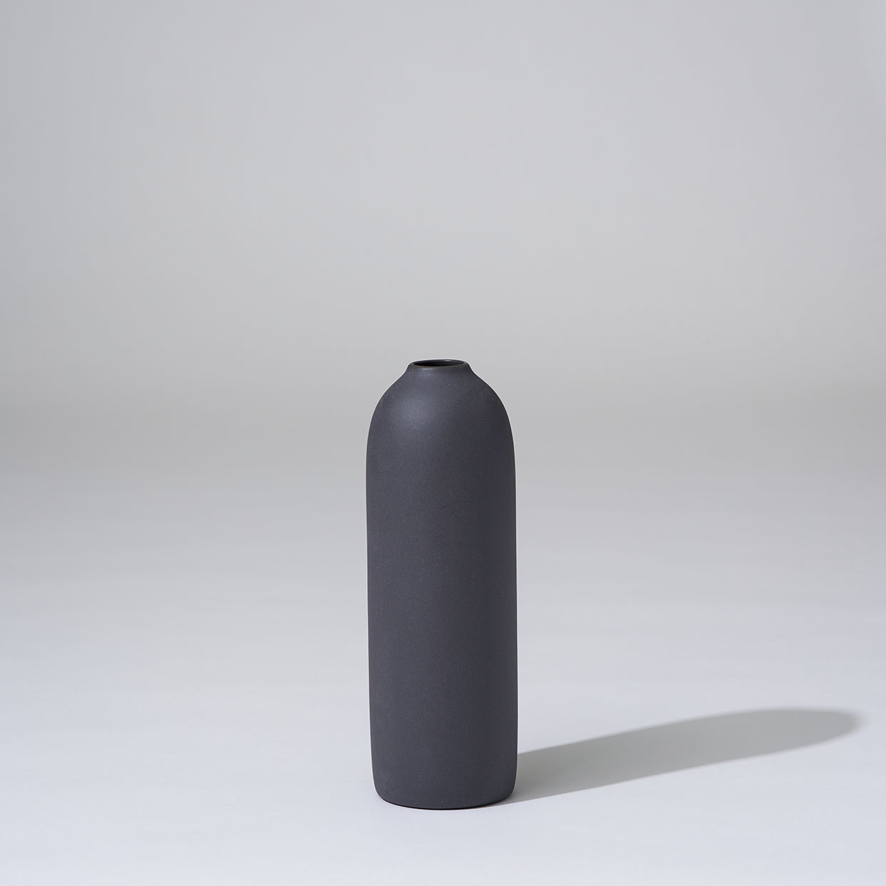 Cocoon Vase, Charcoal, Medium