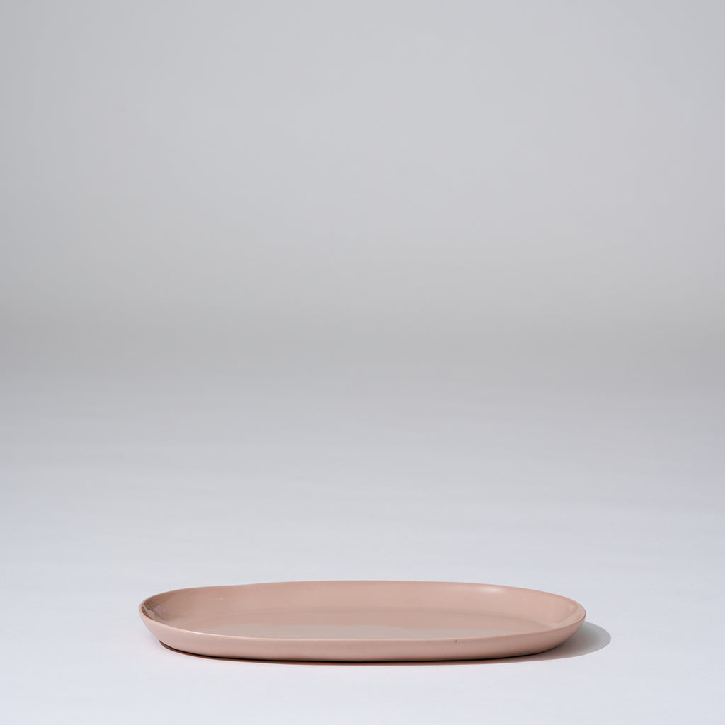 Cloud Oval Plate Icy Pink (M)