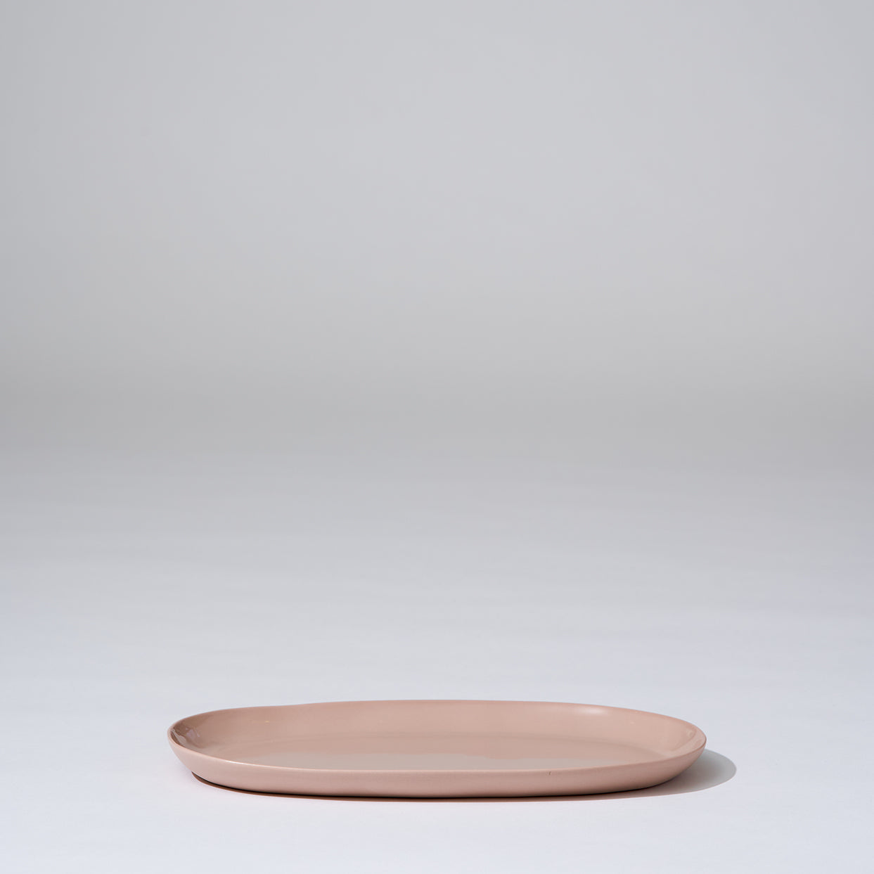 Cloud Oval Plate Icy Pink (M)