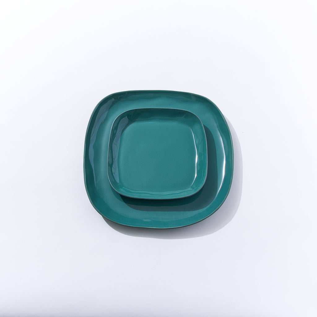 Cloud Square Platter Moss (L)
