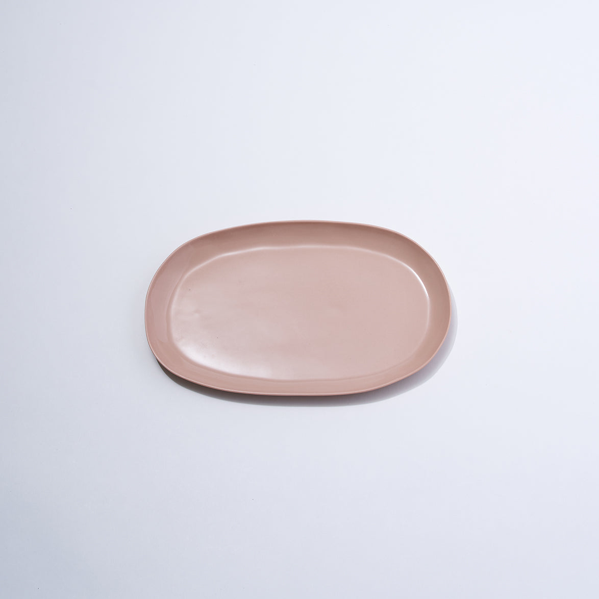 Cloud Oval Plate Icy Pink (M)