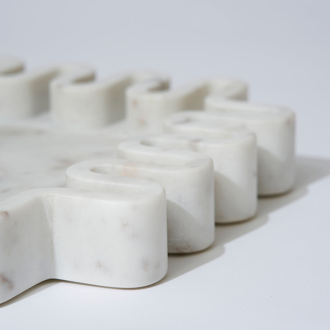 Marble Square Squiggle Catchall White Marle