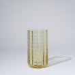 Jelly Glass Vase Honey (M)