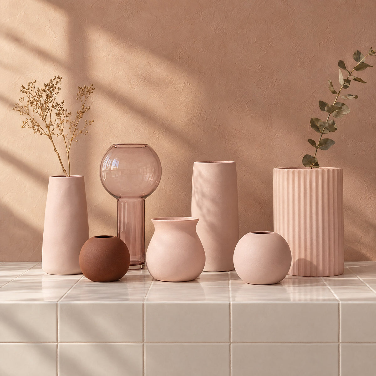 Studio Collection - Pink / Terracotta / Rose - Large