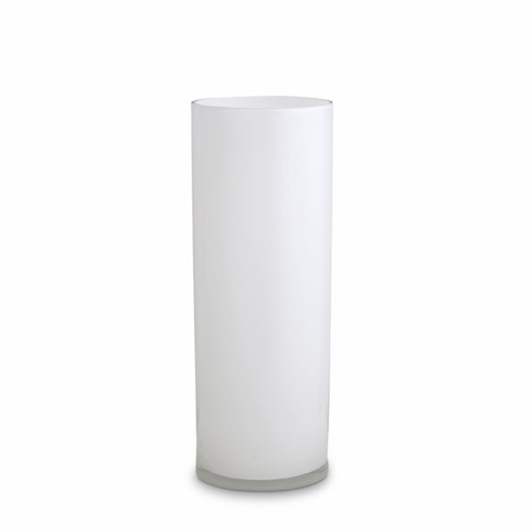 Opal Pillar Vase White (L)