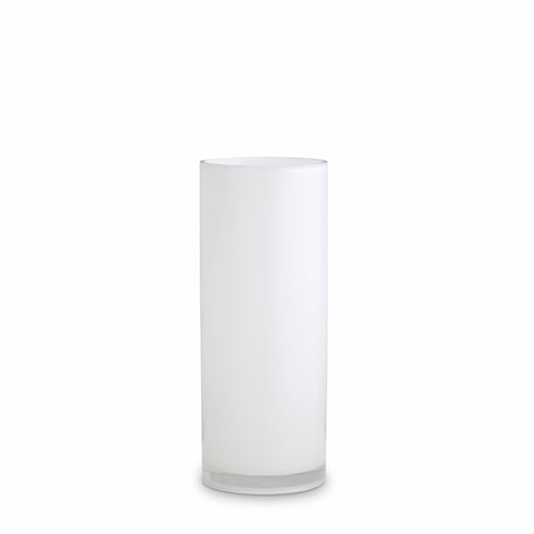 Opal Pillar Vase White (M)