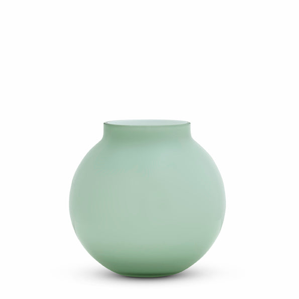 Opal Ball Vase Sage (M)