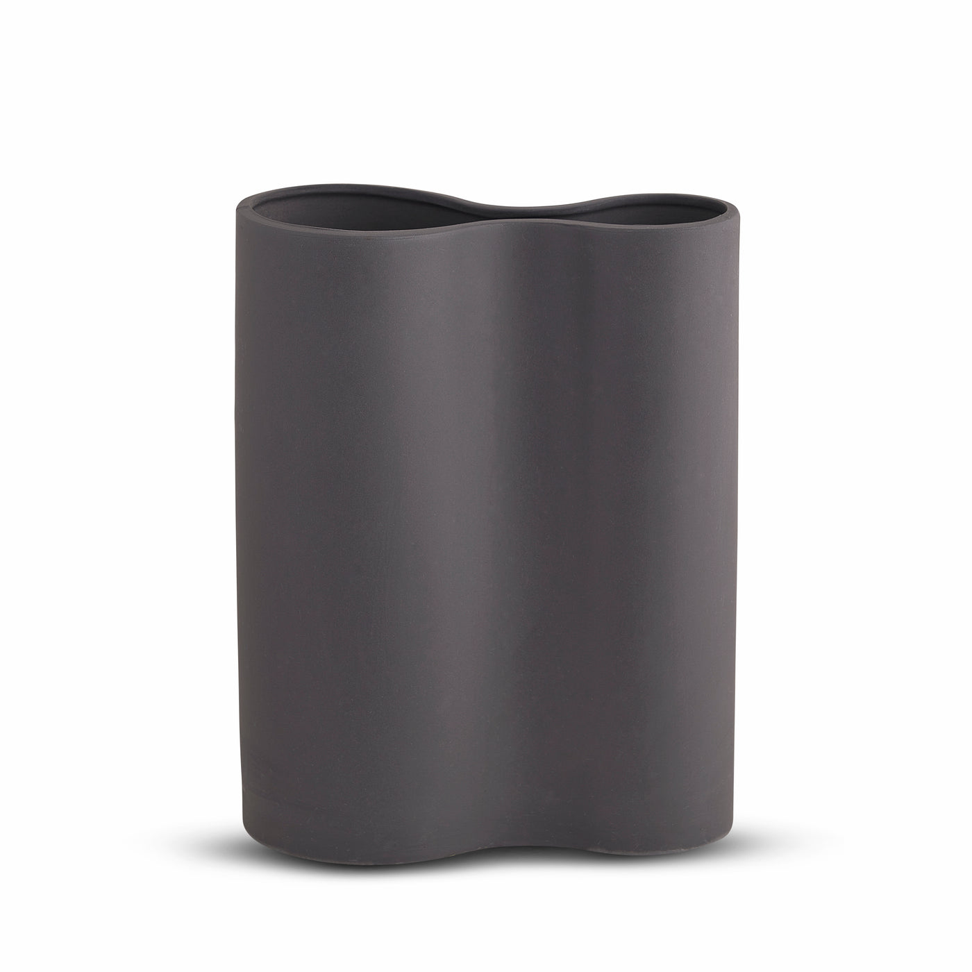 Smooth Infinity Vase Charcoal (M)