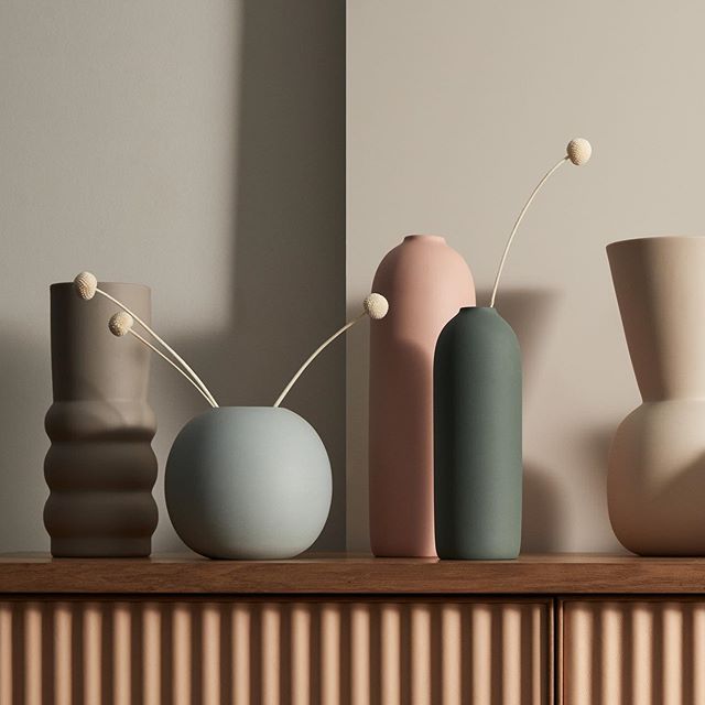 Cloud Bubble Vase Light Blue (M)