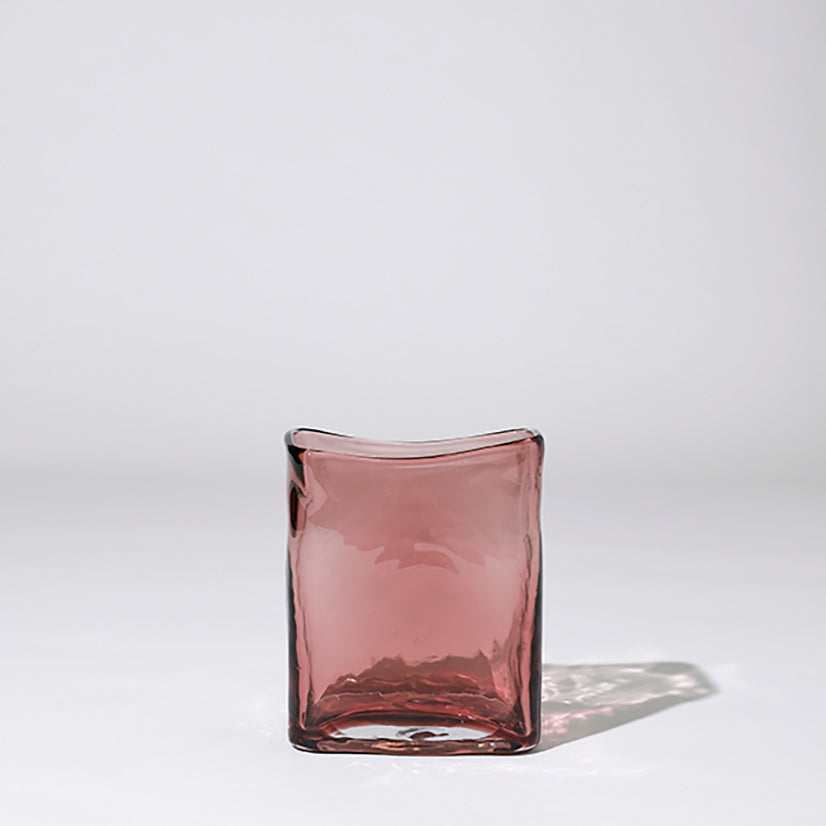 Block Vase Rose (L)