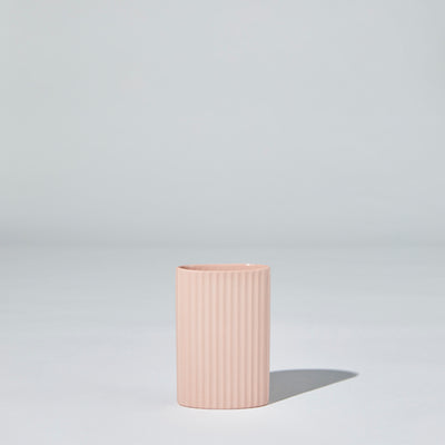 Ripple Oval Vase Icy Pink (S)