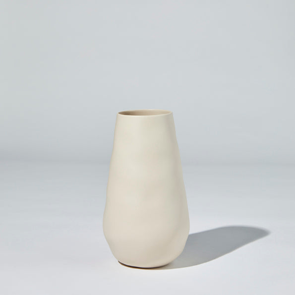 Teardrop Vase Chalk White (L)