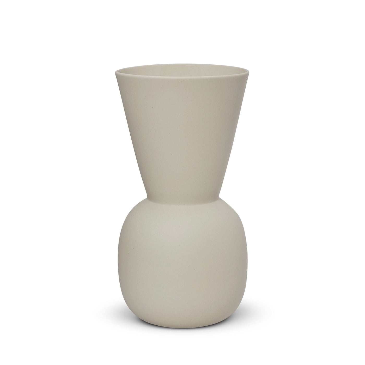 Cloud Bell Vase Chalk (L)