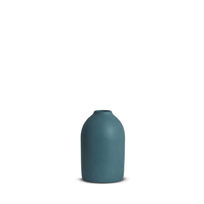 Cocoon Vase, Steel Blue, Small