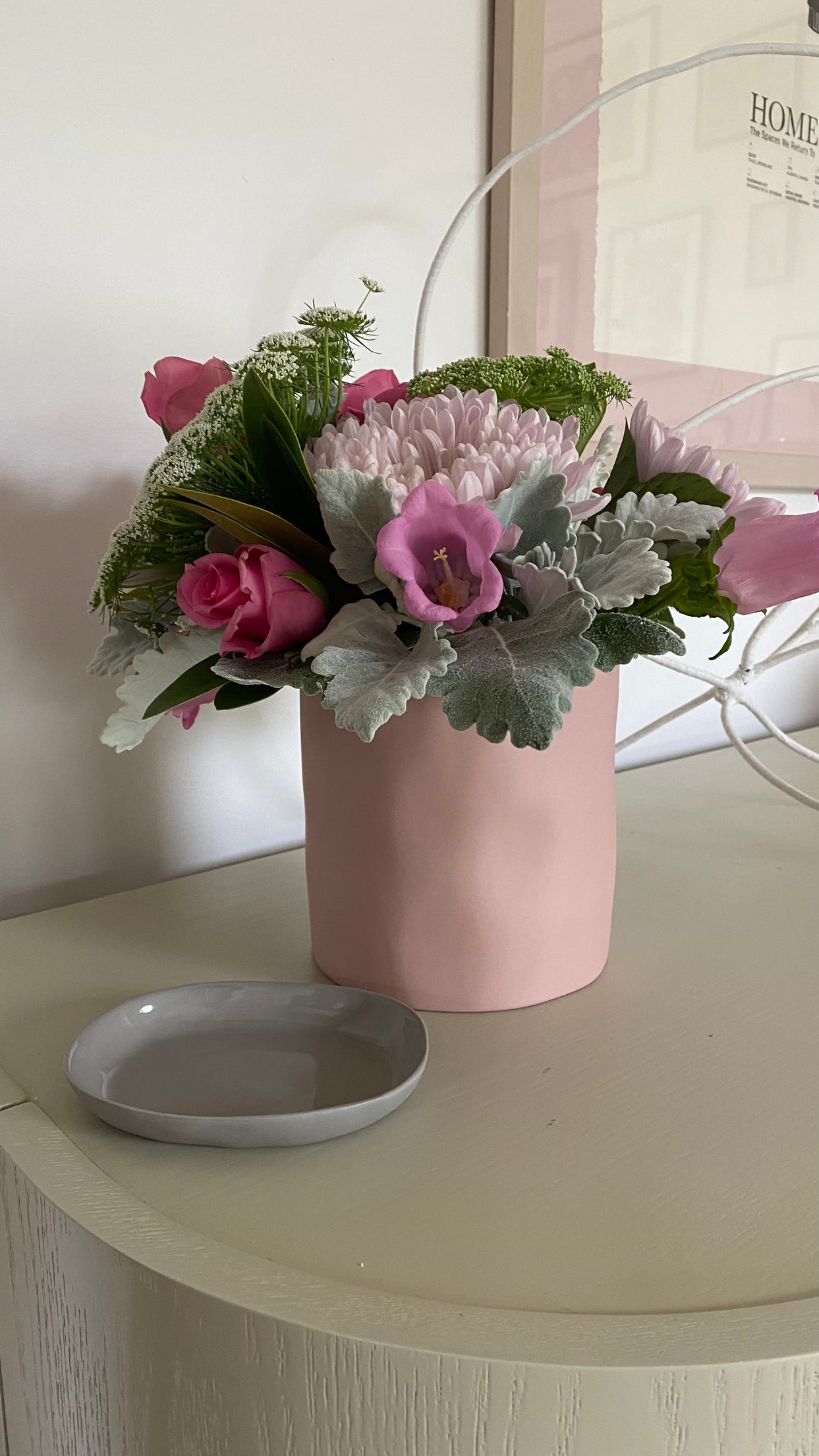 Cloud Vase Icy Pink (L)