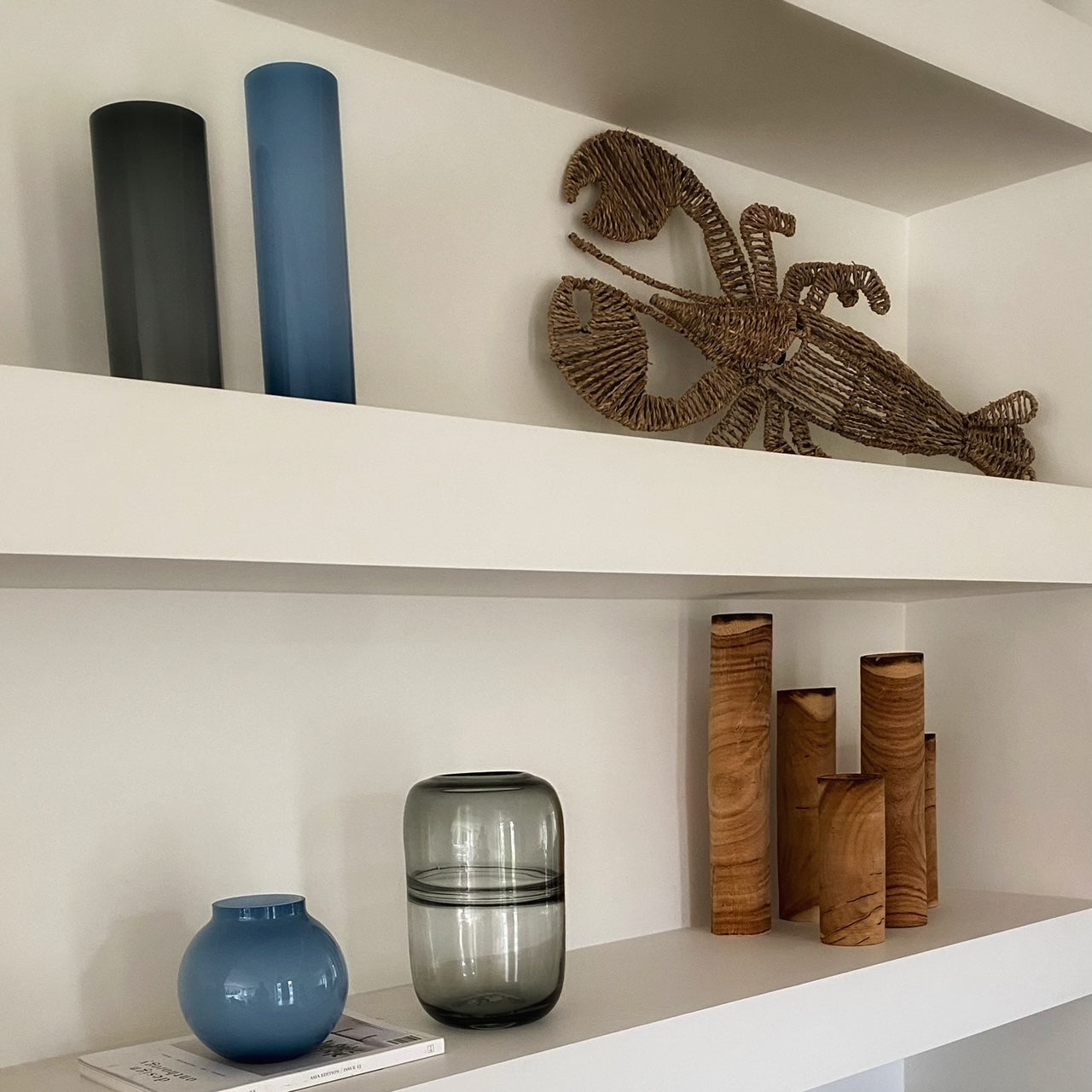 Opal Pillar Vase Sky (XL)
